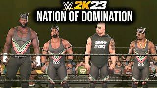 WWE 2K23 *AMAZING* NATION OF DOMINATION Community Creations