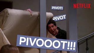 Friends  Ross New Couch Pivot FULL SCENE