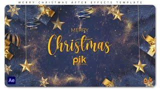 Merry Christmas - Free After Effects Template  Pik Templates