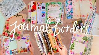 Easy Junk Journal Page Ideas  BORDERS 