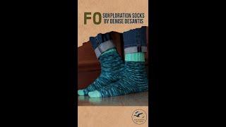 Soxploration Socks by @EarthtonesGirl  Latest Fo  Perfect 1st socks for NEW SOCK KNITTERS #shorts