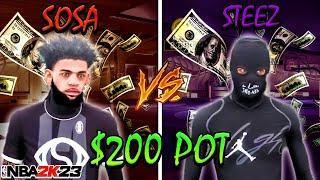 200$ WAGER VS SLAYWITHSTEEZ IN NBA2K23 SEASON 7