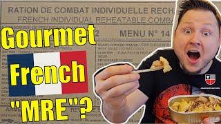 French Army MRE Review RCIR Combat Field Ration 24-HOUR  Military of France Meal Ready To Eat