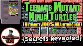 TMNT NES Walkthrough  Video Games 101