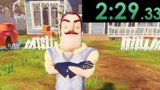 Hello Neighbor Speedrun  8 Minutes