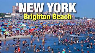 New York City Virtual Walking Tour June 2024  Brighton Beach Brooklyn NYC 4K Walk