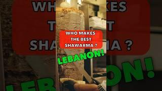 Trying Shawarma in Lebanon 