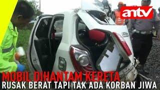 ANTV Mobil DiHantam Kereta Merak - Rangkasbitung