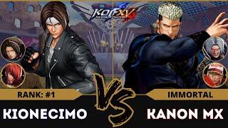 KOFXV⭐KIONECIMO KyoDuo LonIori vs KANON MX RugalTerryGoenitz⭐Ranked Match - 0824