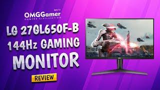 LG 27GL650F-B 144Hz Gaming Monitor Review  LG 144Hz UltraGear Gaming Monitor 2022