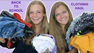 Back to School Try On Clothing Haul 2020  Jacy and Kacy