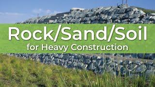 Rock Sand and Soil for Heavy Construction Projects  Washington Rock Quarries