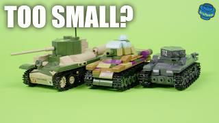 Pre-War Tanks with Purple Camouflage 3in1 Set - COBI 2740 Speed Build Review