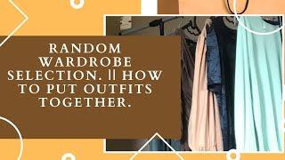 #stylingtips Random wardrobe selection.  How to put outfit together #fashionblogger #stylinginspo