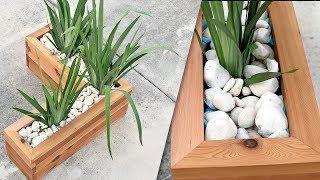 How to make an Outdoor planter  with LED 