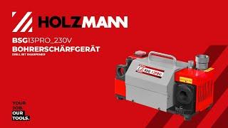 HOLZMANN BSG13PRO_230V - Bohrerschärfgerät  drill bit sharpener OFFICIAL VIDEO