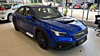 2023 New Subaru WRX 2.4 MT blue color  exterior & interior design walkaround