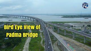 First Day Drone View of Padma Bridge  পাখির চোখে পদ্মা সেতু  TechTv BD