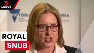 Victorian Premier Jacinta Allan refuses to meet Royals in Canberra  7NEWS