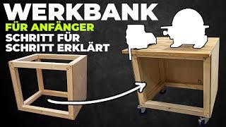 Teil 1 Anleitung kleine Werkbank selber bauen - das kann JEDER