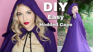 DIY Hooded Cape EASY Halloween Costume 2020