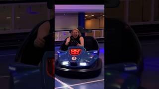 Bumper Cars on a CRUISE #cruisetravel #cruisevlog #quantumoftheseas #royalcaribbean #cruise #shorts