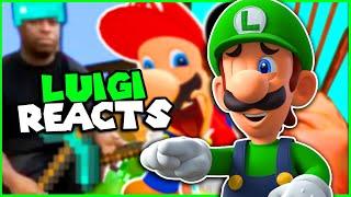 Luigi Reacts To SMG4 Funny Tik Toks