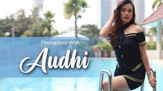 Photoshoot with AUDHI  Model cantik dan putih yang selalu ceria