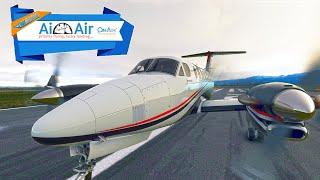 Delivery To Helena MT - Microsoft Flight Simulator OnAir Manager Thunder