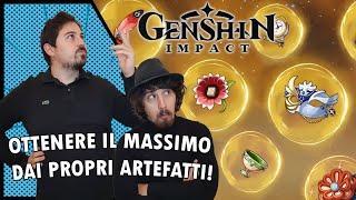 GUIDA COMPLETA agli Artefatti - Quando farmare Ottimizzare le risorse consigli【Genshin Impact ITA】