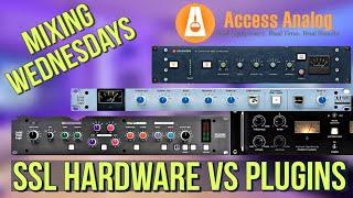 ACCESS ANALOG HARDWARE VS PLUGINS  SSL FUSION vs Celestial  Xlogic G bus vs TimP Lbus v2 & more