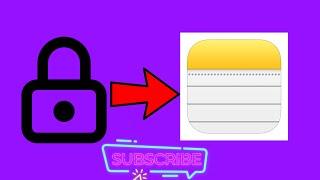 How Lock Notes in The Notes App on iPhone No Jailbreak CREATIVEGAMING 2021