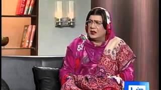 Azizi as  Firdous Ashiq Awan in Hasb e Haal  Dunya News