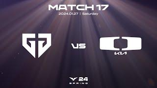 GEN vs. DK  Match17 Highlight 01.27  2024 LCK Spring Split
