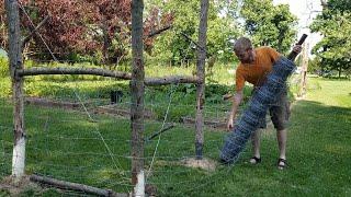 Fencing In Our New Garden Plot