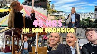 48 HOURS in SAN FRANCISCO Travel vlog Golden Gate Bridge good food & lots of laughs