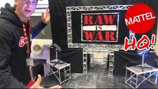 INVADING WWE Mattel HQ NEW Action Figure Reveals Stages FULL TOUR