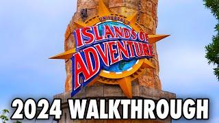 Universal Islands of Adventure 2024 Walkthrough - Universal Orlando Resort Tour 4K