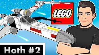 LEGO Star Wars BUILDING HOTH #2  Echo Base Hangars & Millennium Falcon Spacing