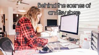 A day in the life of an Etsy shop owner  Packaging orders