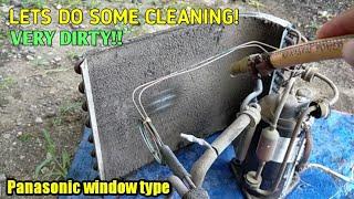 How to clean your own aircon Panasonic window type