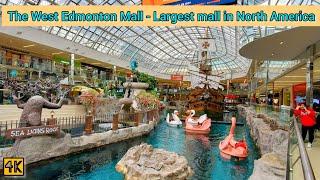 West Edmonton Mall walking tour 2022 - The largest mall in North America #alberta #alberta