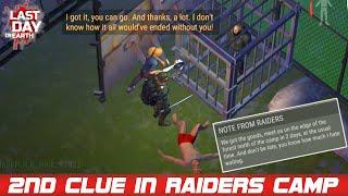 2nd Clue New Raiders Camp  LDOE Season 15 Investigation Board  Last Day On Earth Survival