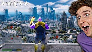 Playing as THANOS in GTA 5.. GTA 5 Mods