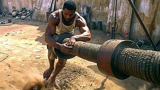 Prisoners Must Push The Giant Wheel 24 Hours Non-Stop Or They Will Be Executed