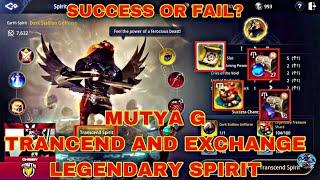 MIR4- MUTYA G USE 2 SPIRIT LEGENDARY EXCHANGE TICKET AND TRANCEND TO TIER 2 GRIFFORSE 