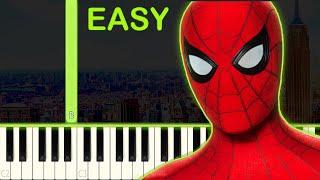 MCU SPIDER-MAN - EASY Piano Tutorial