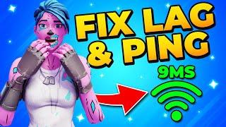 Fix Fortnite Lag High Ping & Packet Loss - Solve Network Problems