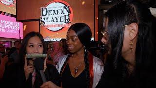 Demon Slayer Kimetsu no Yaiba Times Square Takeover Highlight Reel
