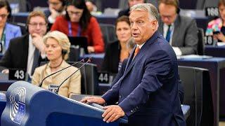 Hitzige Debatte Viktor Orbán und Ursula von der Leyen streiten im EU-Parlament